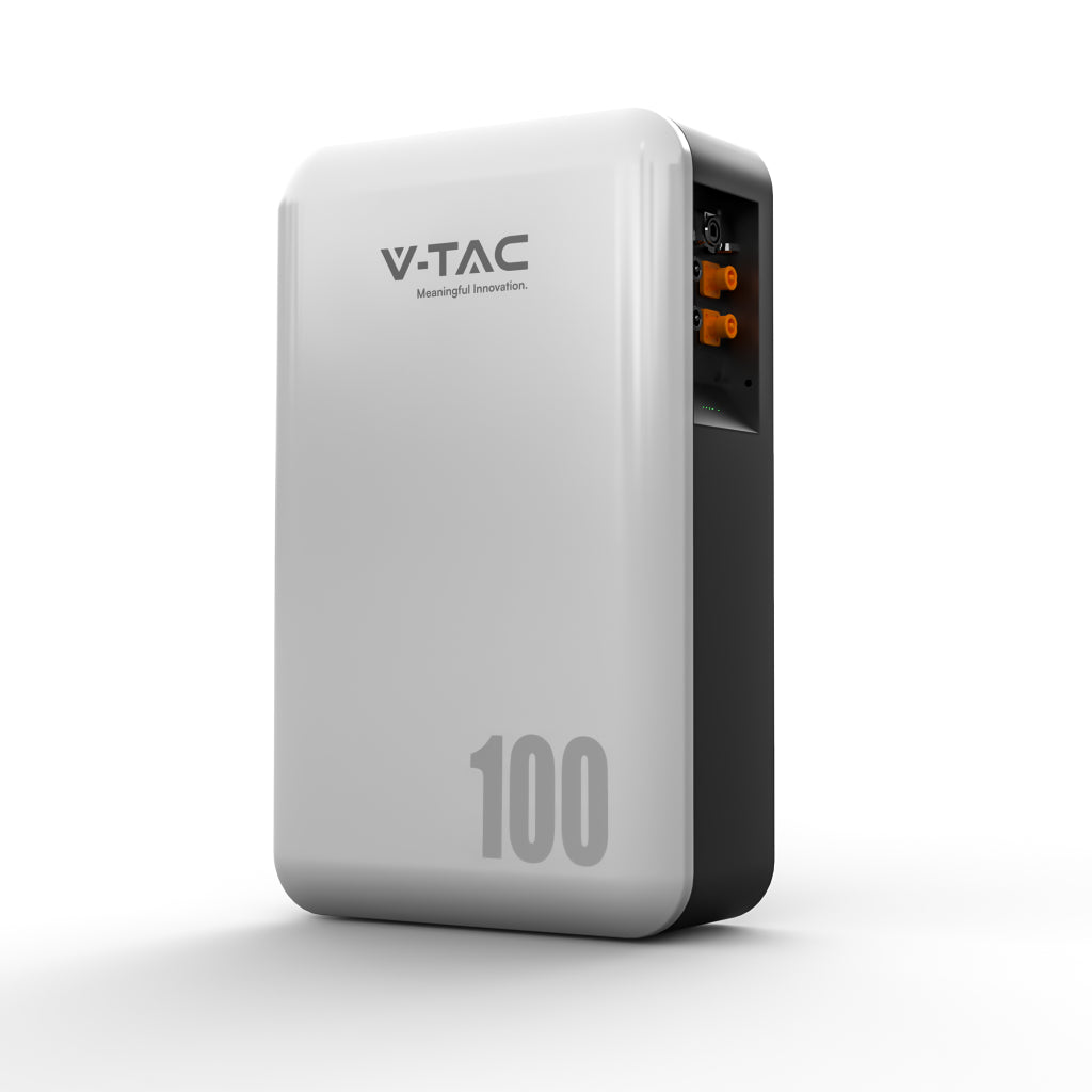 V-TAC Batteria di Accumulo 5.12kWh al Litio-Ferro-Fosfato LiFePO4 BMS Integrato per Inverter Fotovoltaici CEI 0-21 51.2V 100Ah IP65 Garanzia 10 Anni V-TAC Batteria di Accumulo 5.12kWh al Litio-Ferro-Fosfato LiFePO4 BMS Integrato per Inverter Fotovoltaici CEI 0-21 51.2V 100Ah IP65 Garanzia 10 Anni